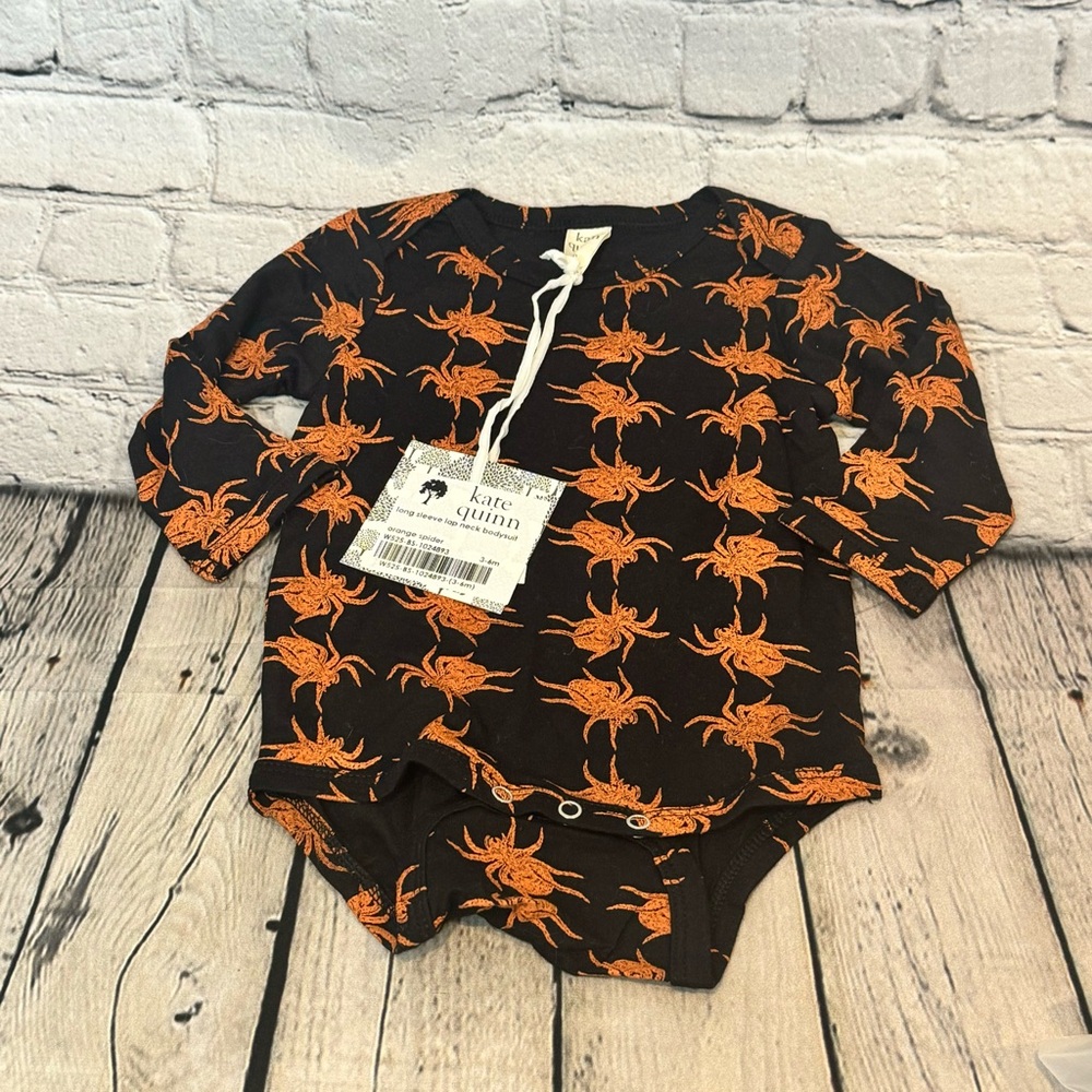 Kate Quinn Spider Pattern Bamboo Bodysuit